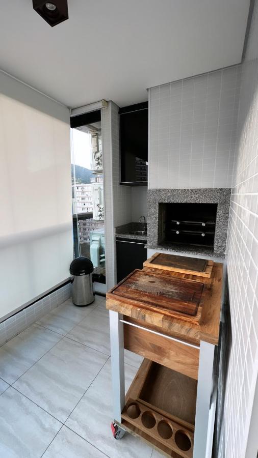 Flat Capitania Varam Guaruja Com Varanda Gourmet Ngoại thất bức ảnh